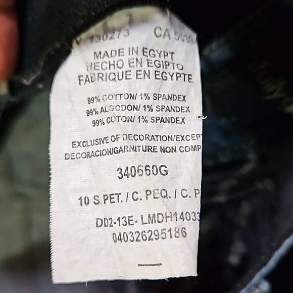 LEE SINFULLY SOFT WOMENS JEANS,STRETCH, ELASTIC WAIST, SZ.10 PETITE, NAVY COLOR - Picture 6 of 6